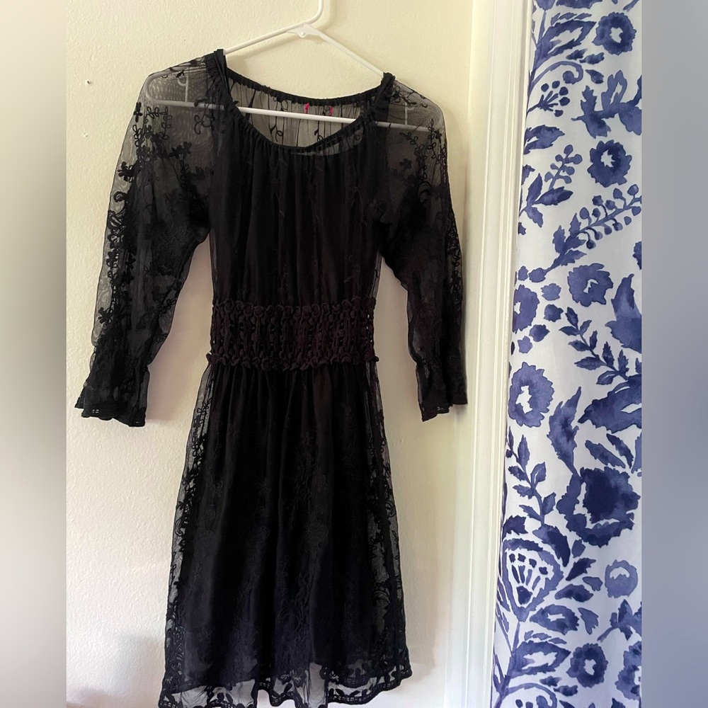 Black Lace Dress, size S